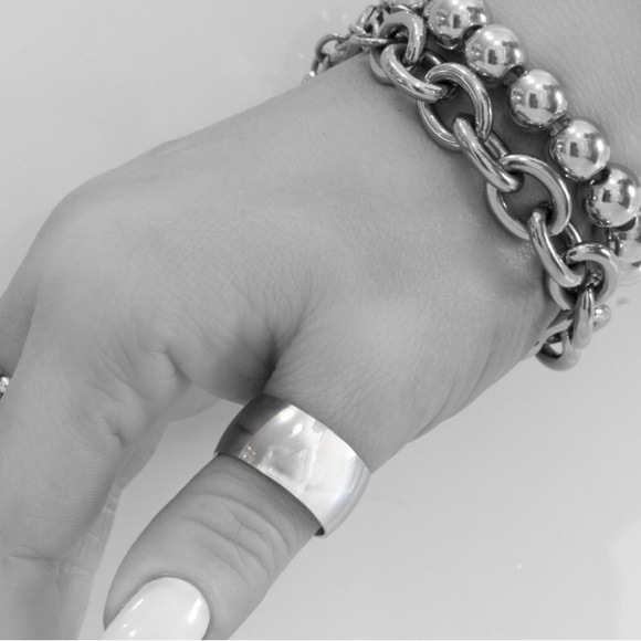 Mejuri Jewelry - 🩶 Chunky Thumb Ring ~ Sterling Silver